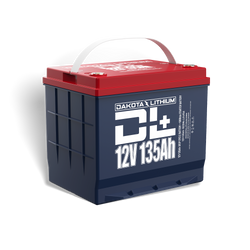 Dakota Lithium+ 12V 135Ah Dual Purpose 1000CCA LiFePO4 Battery