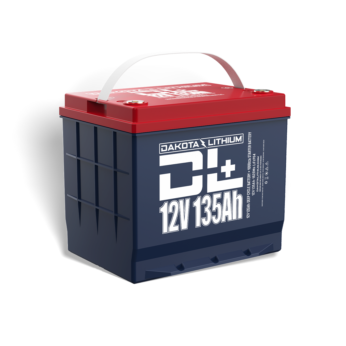 Dakota Lithium+ 12V 135Ah Dual Purpose 1000CCA LiFePO4 Battery