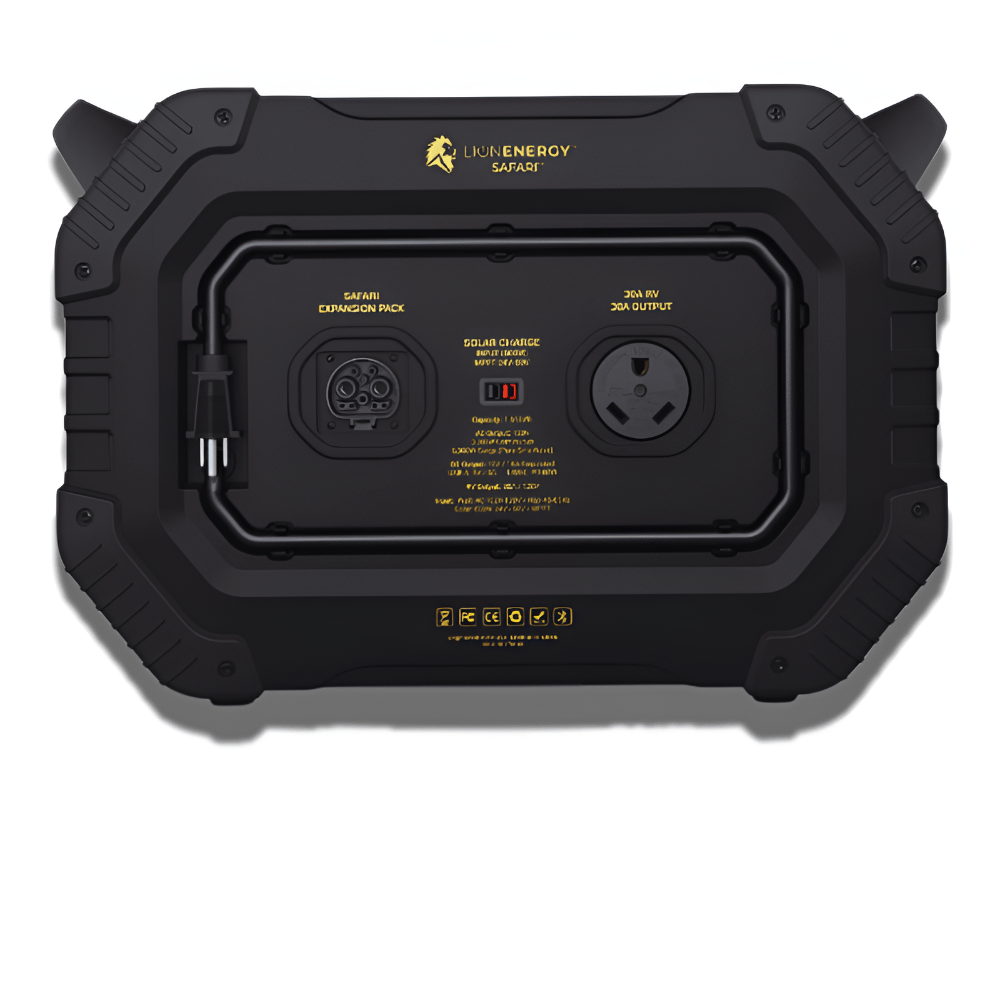 Lion Energy Safari Power Generator - 3,000W, 1612Wh LiFePO4 Solar Generators Lion Energy