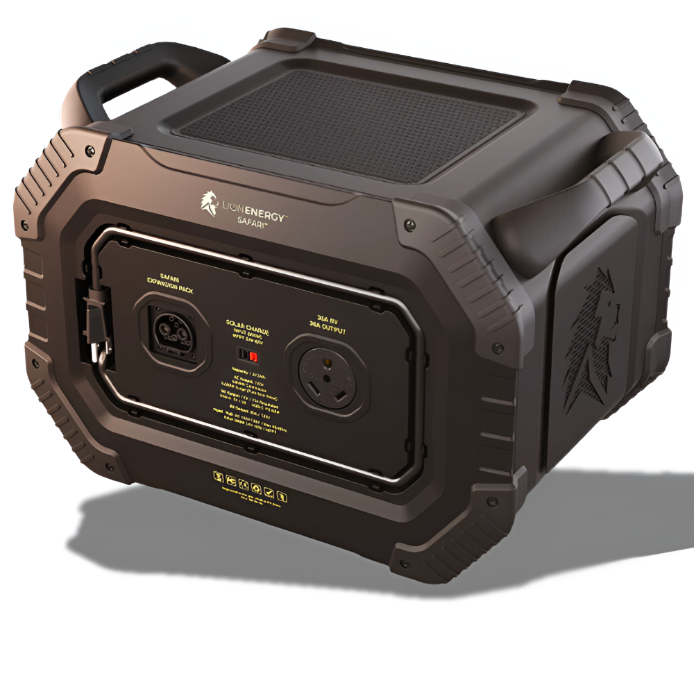 Lion Energy Safari Power Generator Leftside