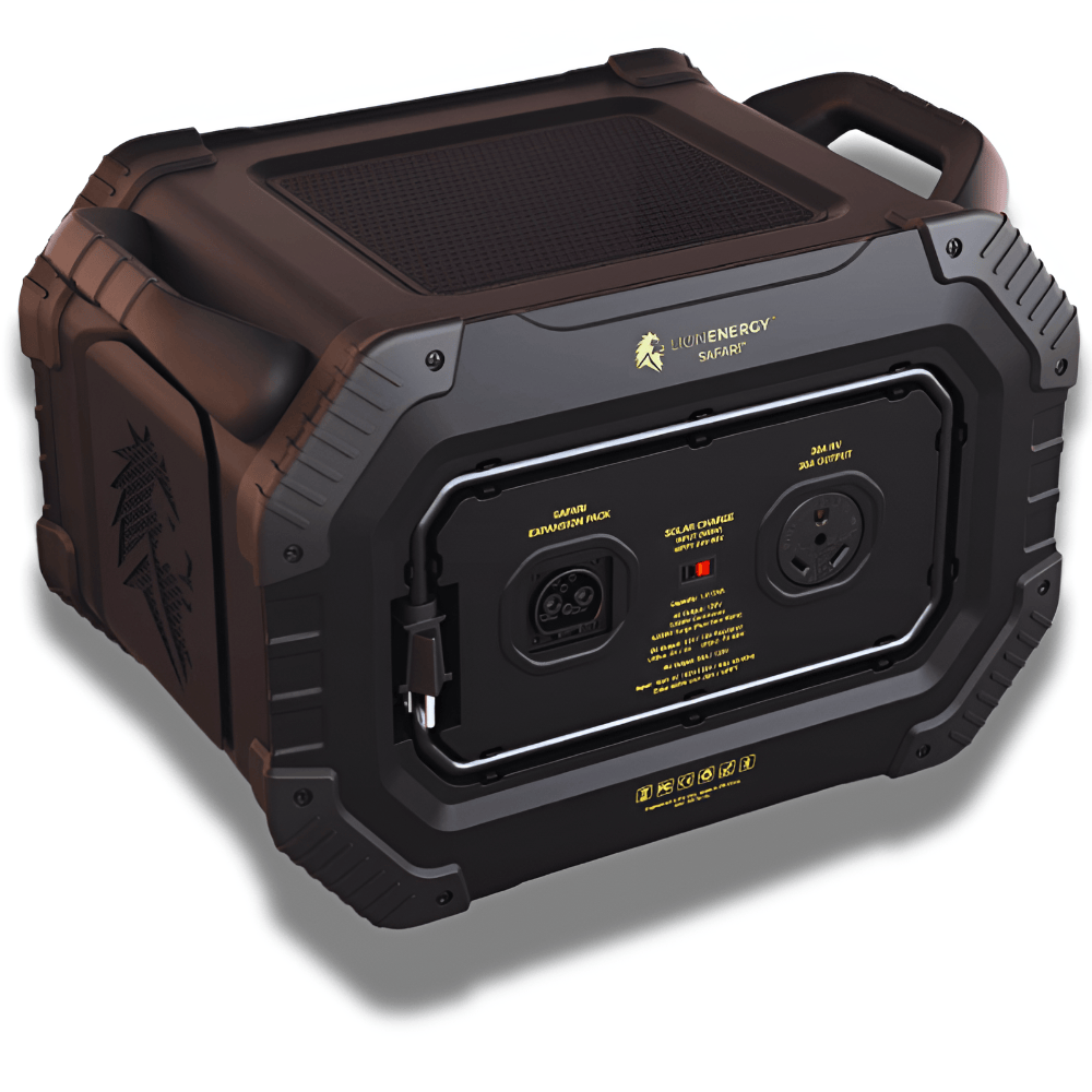 Lion Energy Safari Power Generator - 3,000W, 1612Wh LiFePO4 Solar Generators Lion Energy