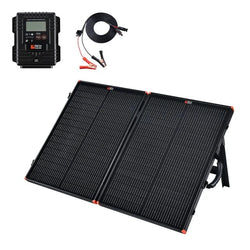 RICH SOLAR MEGA 100 Portable Briefcase Charging Kit | 100 Watt Portable Solar Panel | Premium 12V Portable Solar Panel for Generators, Boats, Power Stations | High Efficiency Solar Panels RICH SOLAR