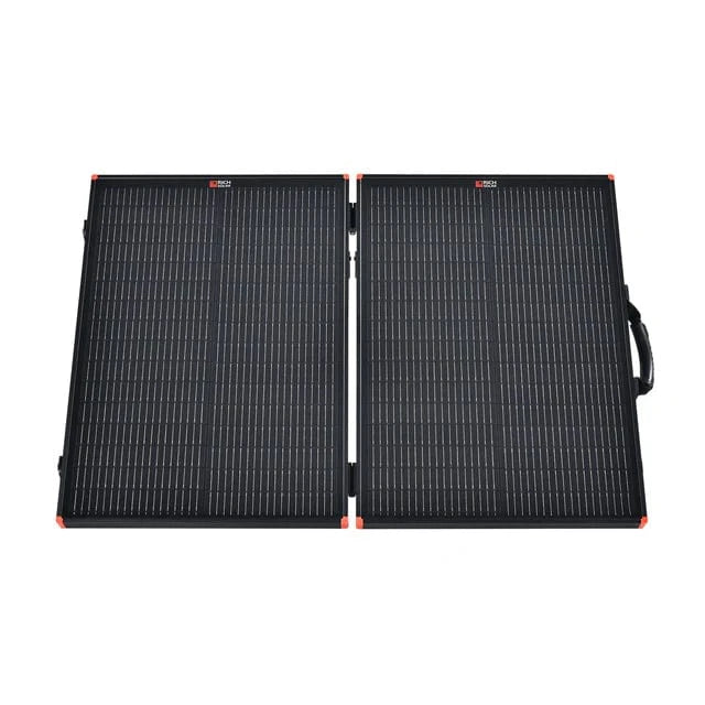 RICH SOLAR MEGA 100 Portable Briefcase Charging Kit | 100 Watt Portable Solar Panel | Premium 12V Portable Solar Panel for Generators, Boats, Power Stations | High Efficiency Solar Panels RICH SOLAR