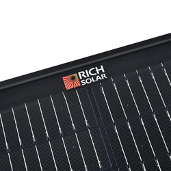 RICH SOLAR MEGA 100 Portable Briefcase Charging Kit | 100 Watt Portable Solar Panel | Premium 12V Portable Solar Panel for Generators, Boats, Power Stations | High Efficiency Solar Panels RICH SOLAR