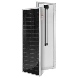 RICH SOLAR MEGA 100 SLIM | 100 Watt Slim Solar Panel | Compact 12V Off-Grid Narrow Solar Panel for Campers, Overlanders, Boats | 25-Year Output Warranty | UL Certified Rigid Solar Panels RICH SOLAR