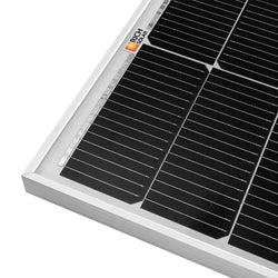 RICH SOLAR MEGA 100 SLIM | 100 Watt Slim Solar Panel | Compact 12V Off-Grid Narrow Solar Panel for Campers, Overlanders, Boats | 25-Year Output Warranty | UL Certified Rigid Solar Panels RICH SOLAR