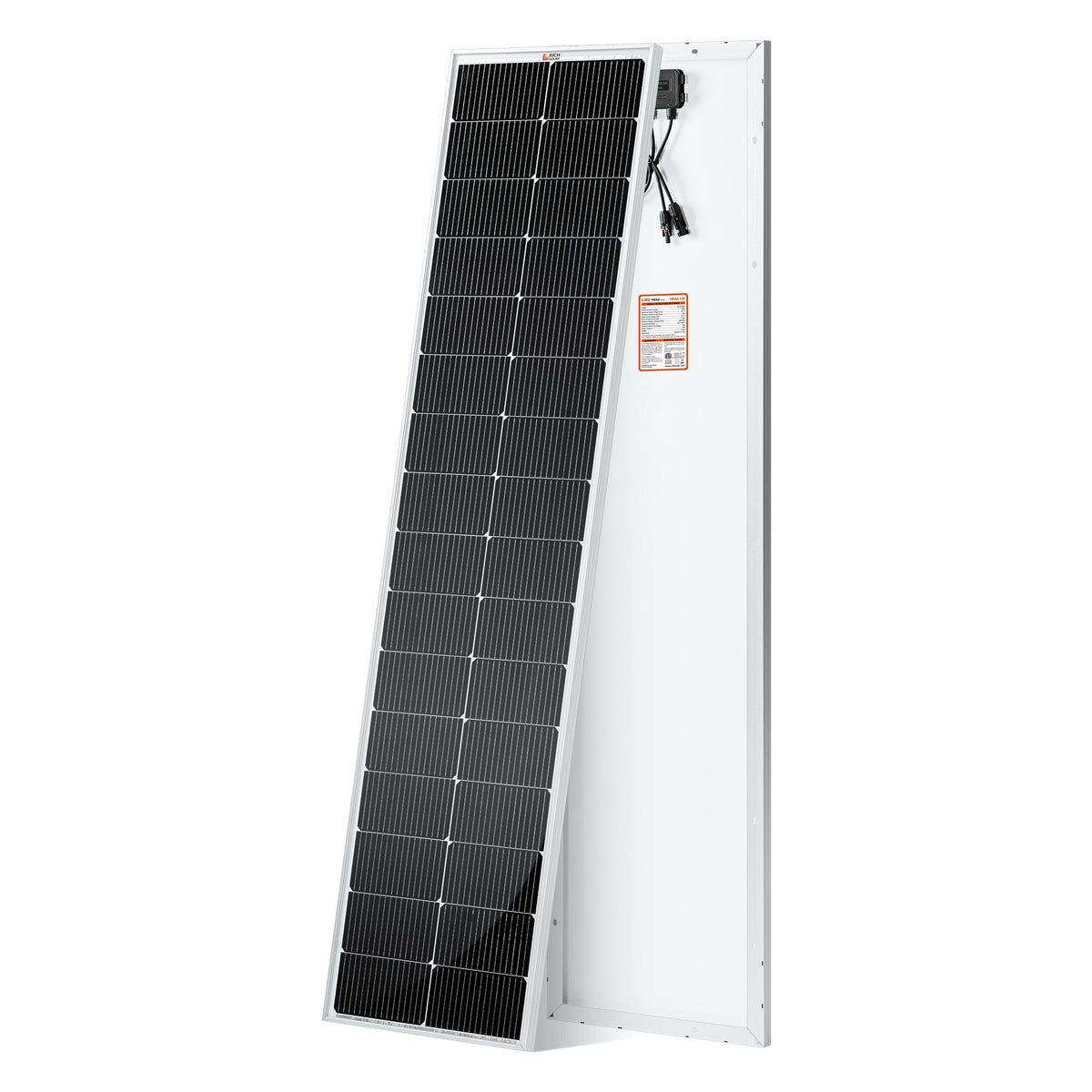 RICH SOLAR | MEGA 130 SLIM | 130W 12V Compact Solar Panel | UL Certified Rigid Solar Panels RICH SOLAR