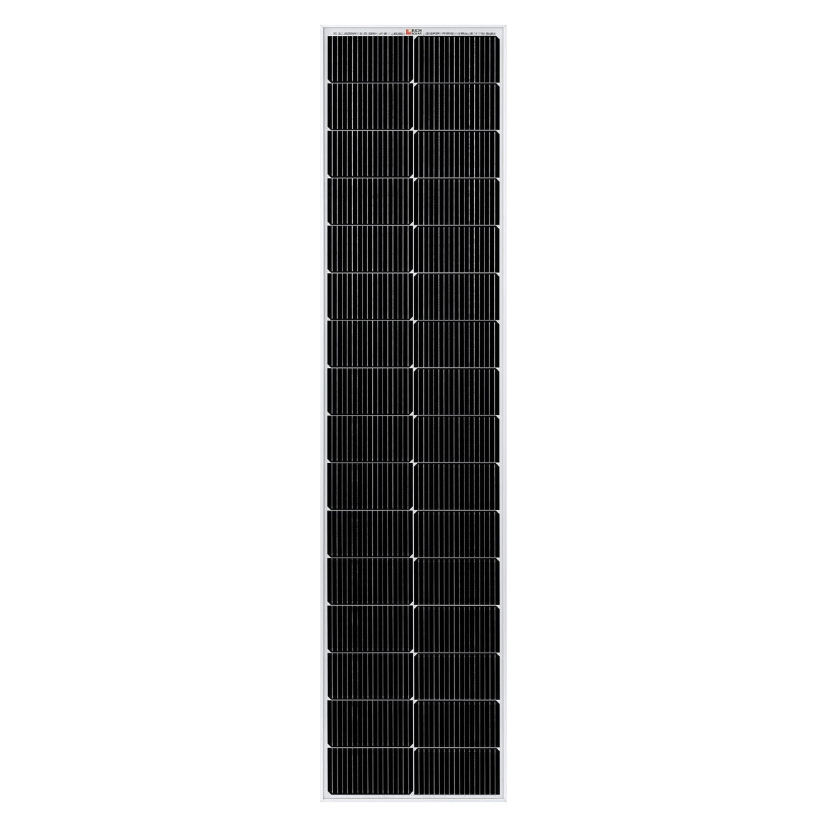 RICH SOLAR | MEGA 130 SLIM | 130W 12V Compact Solar Panel | UL Certified Rigid Solar Panels RICH SOLAR