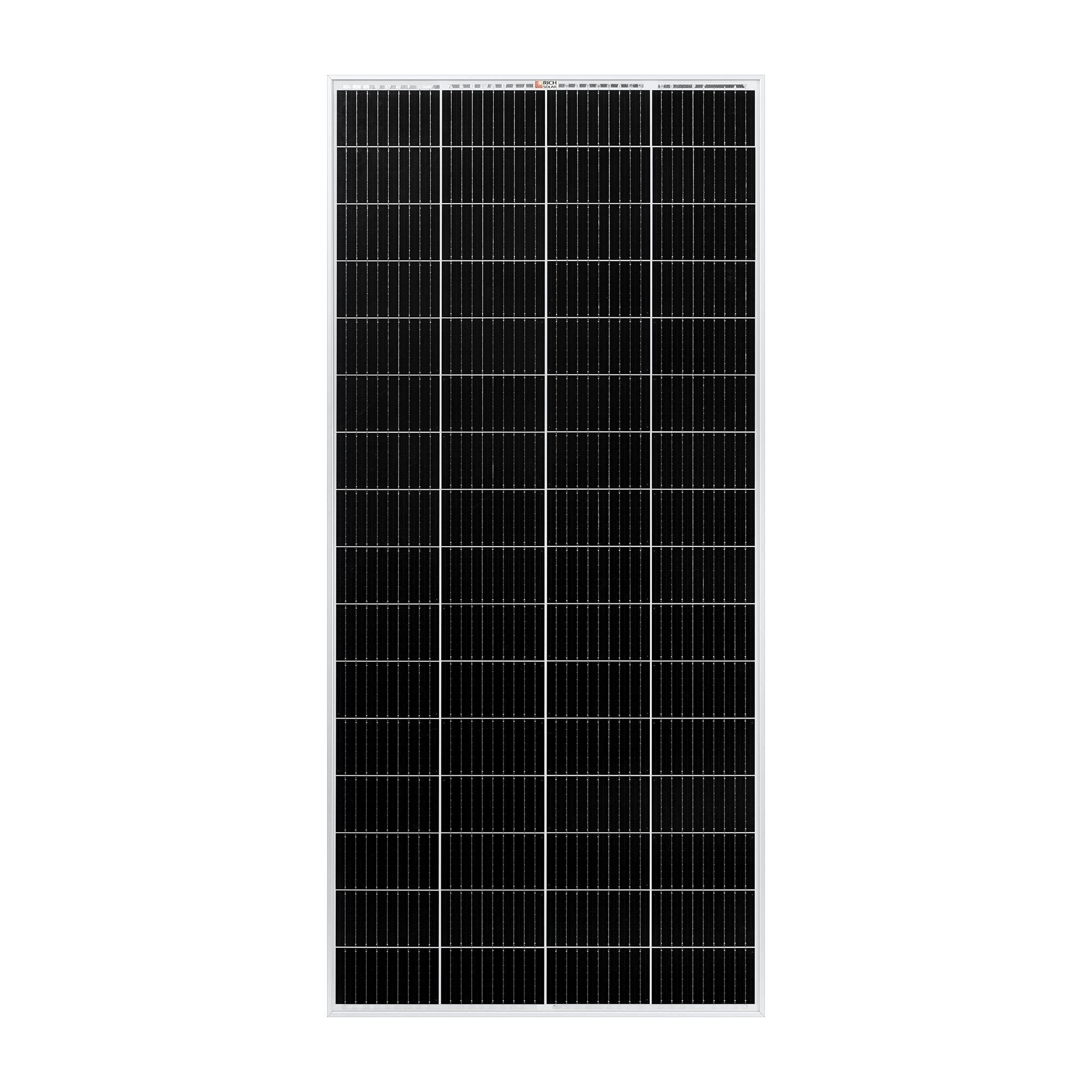 RICH SOLAR | MEGA 200 MAX | 200 Watt 24 Volt Solar Panel | Premium 24V Off-Grid Solar Panel for RVs, Trailers, Cabins | 25-Year Output Warranty | UL Certified Rigid Solar Panels Rich Solar
