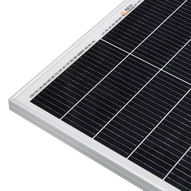 RICH SOLAR MEGA 200 PRO | 200 Watt 24 Volt Solar Panel | Premium 24V Off-Grid Solar Panel for RVs, Trailers, Cabins | 25-Year Output Warranty | UL Certified