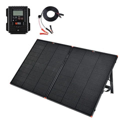 RICH SOLAR MEGA 200 Portable Briefcase Charging Kit | 200 Watt Portable Solar Panel | Premium 12V Portable Solar Panel for Generators, Vans, Campers | High Efficiency Portable Solar Panels RICH SOLAR
