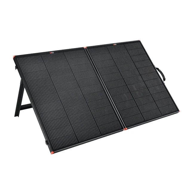 RICH SOLAR MEGA 200 Portable Briefcase Charging Kit | 200 Watt Portable Solar Panel | Premium 12V Portable Solar Panel for Generators, Vans, Campers | High Efficiency Portable Solar Panels RICH SOLAR