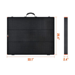 RICH SOLAR MEGA 200 Portable Briefcase Charging Kit | 200 Watt Portable Solar Panel | Premium 12V Portable Solar Panel for Generators, Vans, Campers | High Efficiency Portable Solar Panels RICH SOLAR