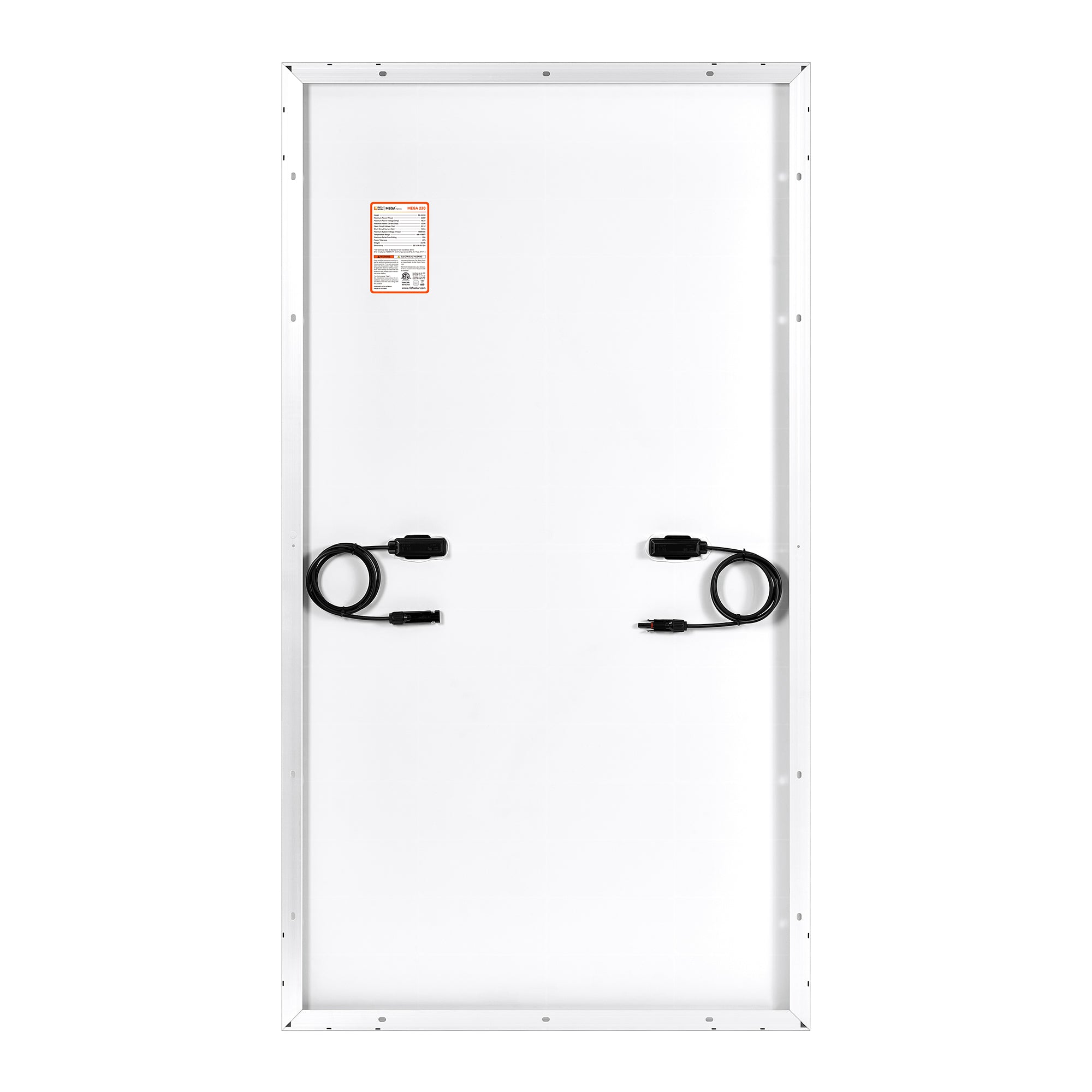 RICH SOLAR | MEGA 220 | 220W 12V Off-Grid Solar Panel | 25-Year Warranty | UL Certified Rigid Solar Panels Rich Solar