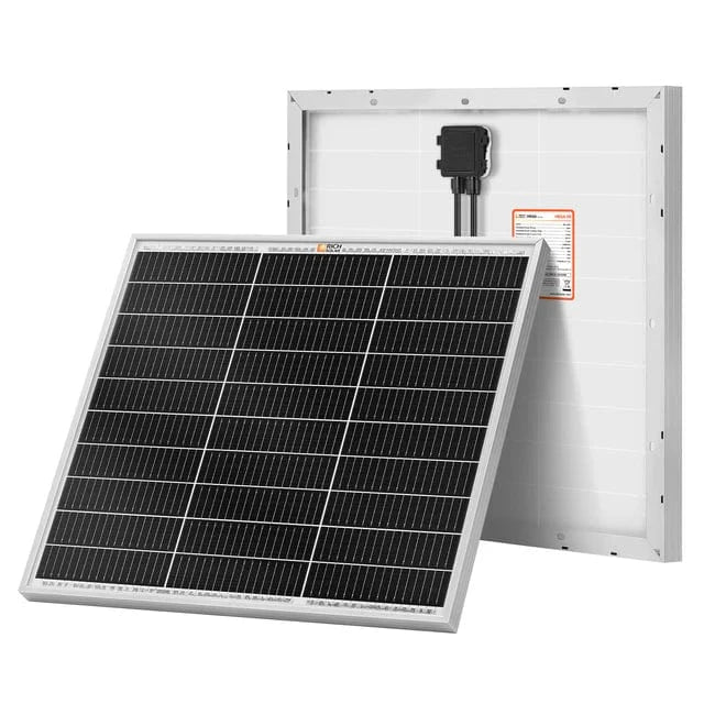 Rich Solar MEGA 50 | 50 Watt Solar Panel | Compact 12V Off-Grid Solar Panel for Boats, Vans, Trailers | 25-Year Output Warranty | UL Certified Solar Panels RICH SOLAR
