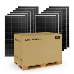 RICH SOLAR | MEGA 550 | 550W Solar Panel | Premium Grid-tie or Off-grid Solar Panel for Residential, Commercial, Agriculture | 25-Year Output Warranty | UL Certified