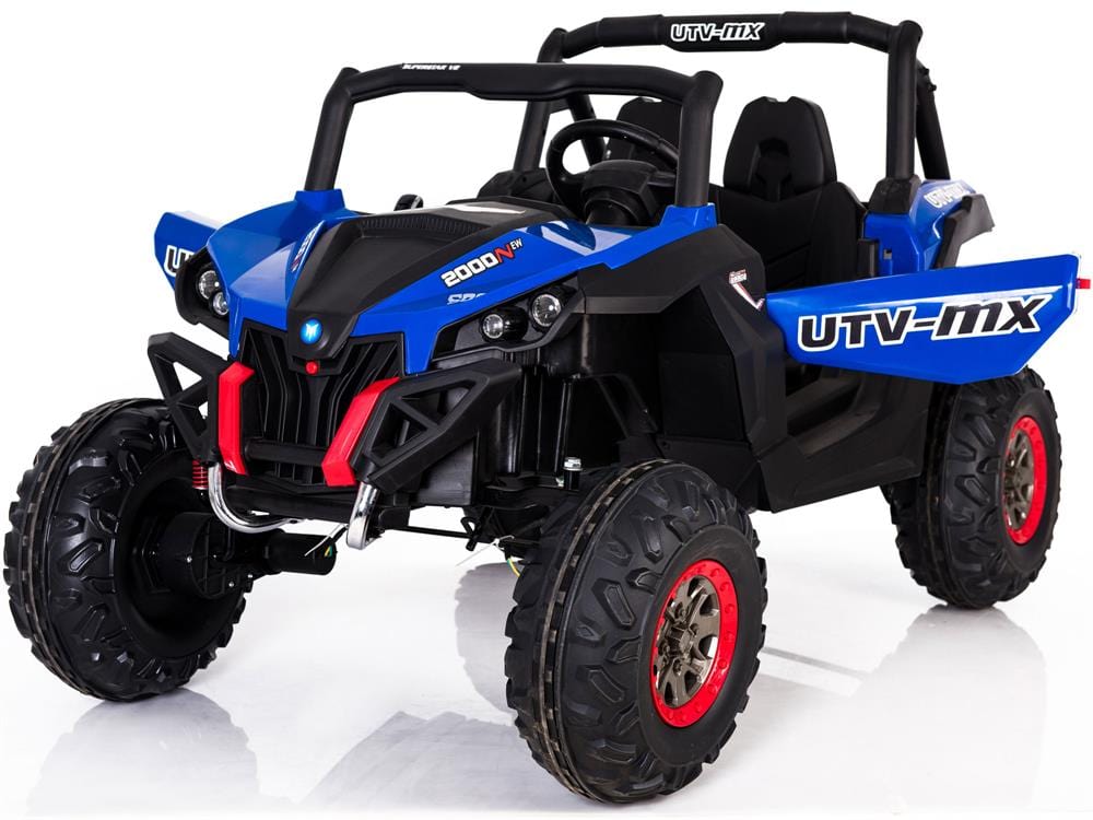 Mini Moto UTV 4x4 12v White (2.4ghz RC) Plastic Ride Ons MotoTec