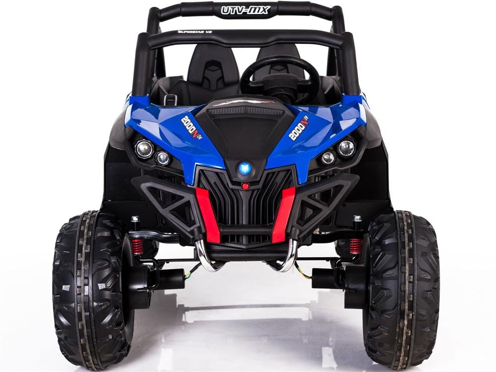 Mini Moto UTV 4x4 12v White (2.4ghz RC) Plastic Ride Ons MotoTec