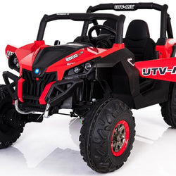 Mini Moto UTV 4x4 12v White (2.4ghz RC) Plastic Ride Ons MotoTec