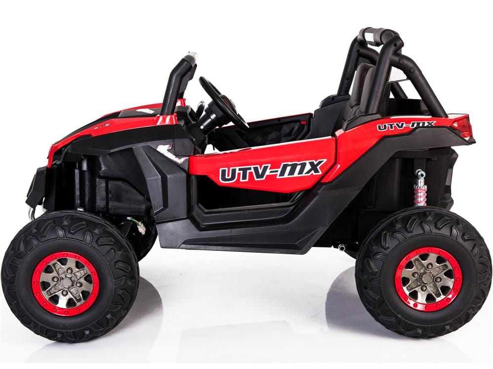 Mini Moto UTV 4x4 12v White (2.4ghz RC) Plastic Ride Ons MotoTec