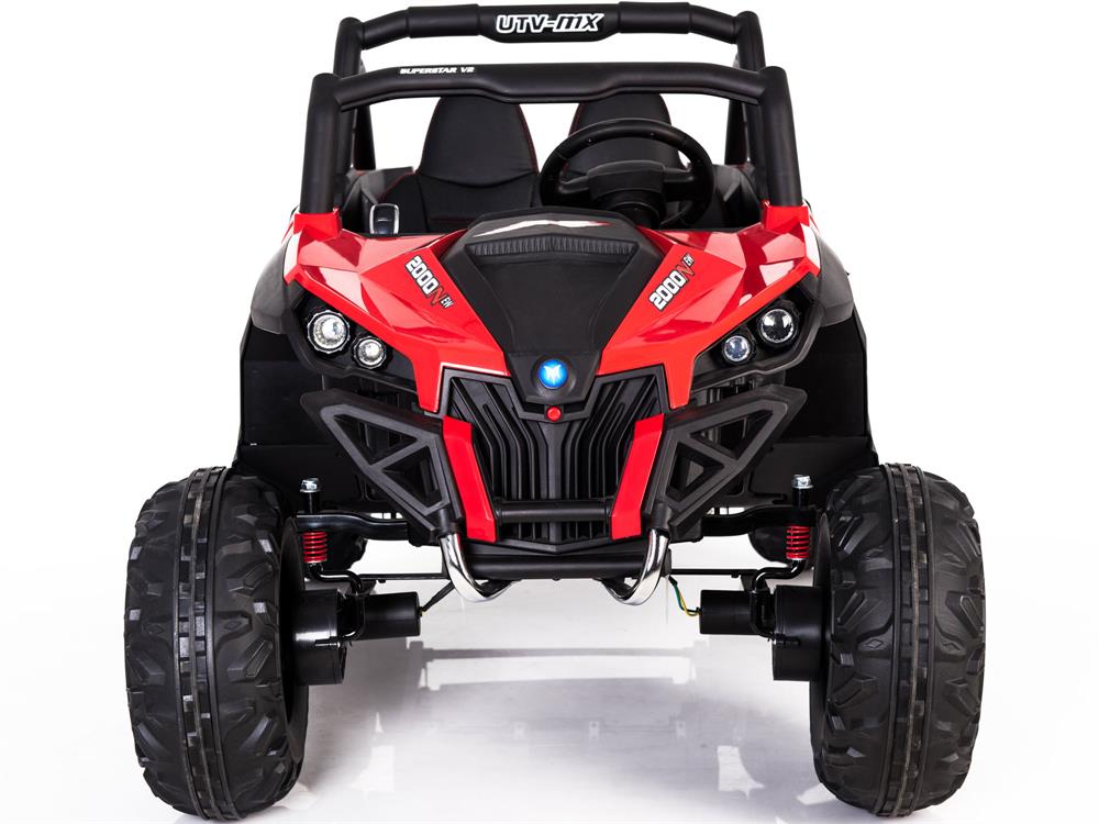 Mini Moto UTV 4x4 12v White (2.4ghz RC) Plastic Ride Ons MotoTec