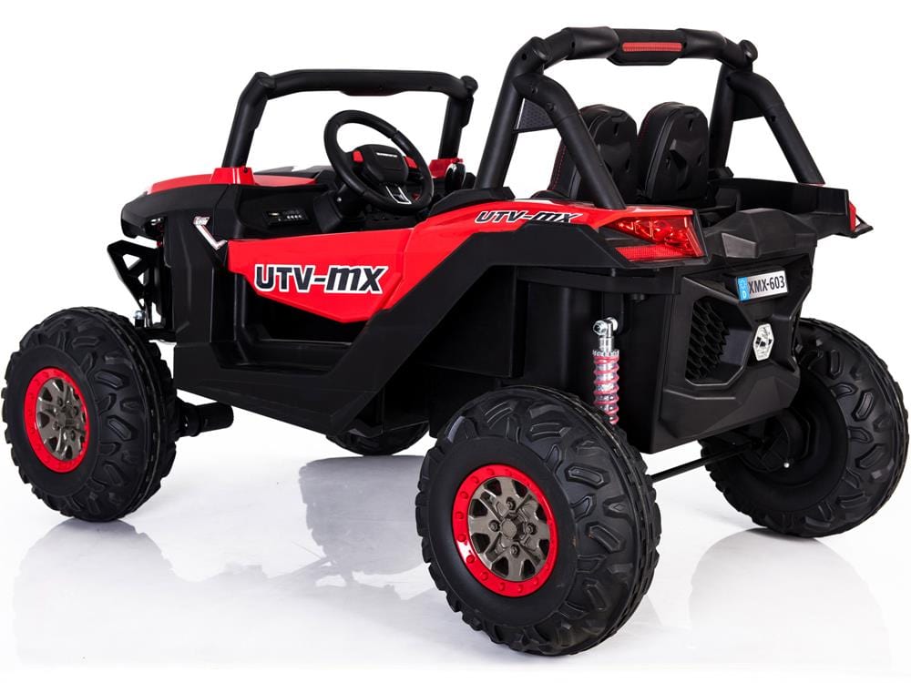 Mini Moto UTV 4x4 12v White (2.4ghz RC) Plastic Ride Ons MotoTec