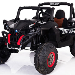 Mini Moto UTV 4x4 12v White (2.4ghz RC) Plastic Ride Ons MotoTec Black
