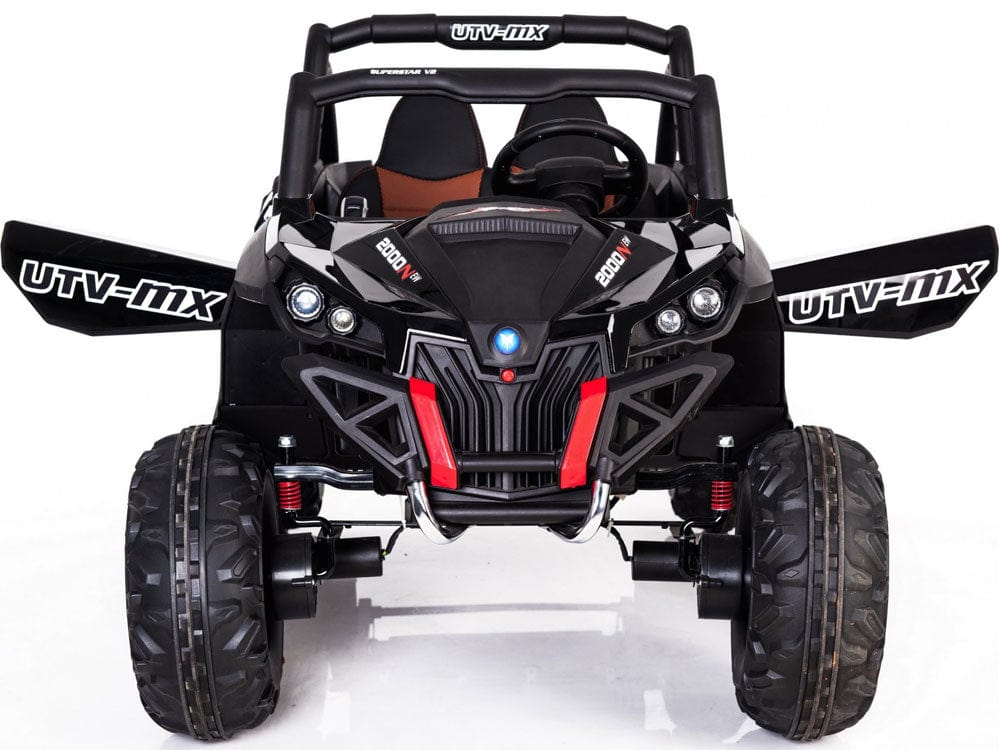 Mini Moto UTV 4x4 12v White (2.4ghz RC) Plastic Ride Ons MotoTec