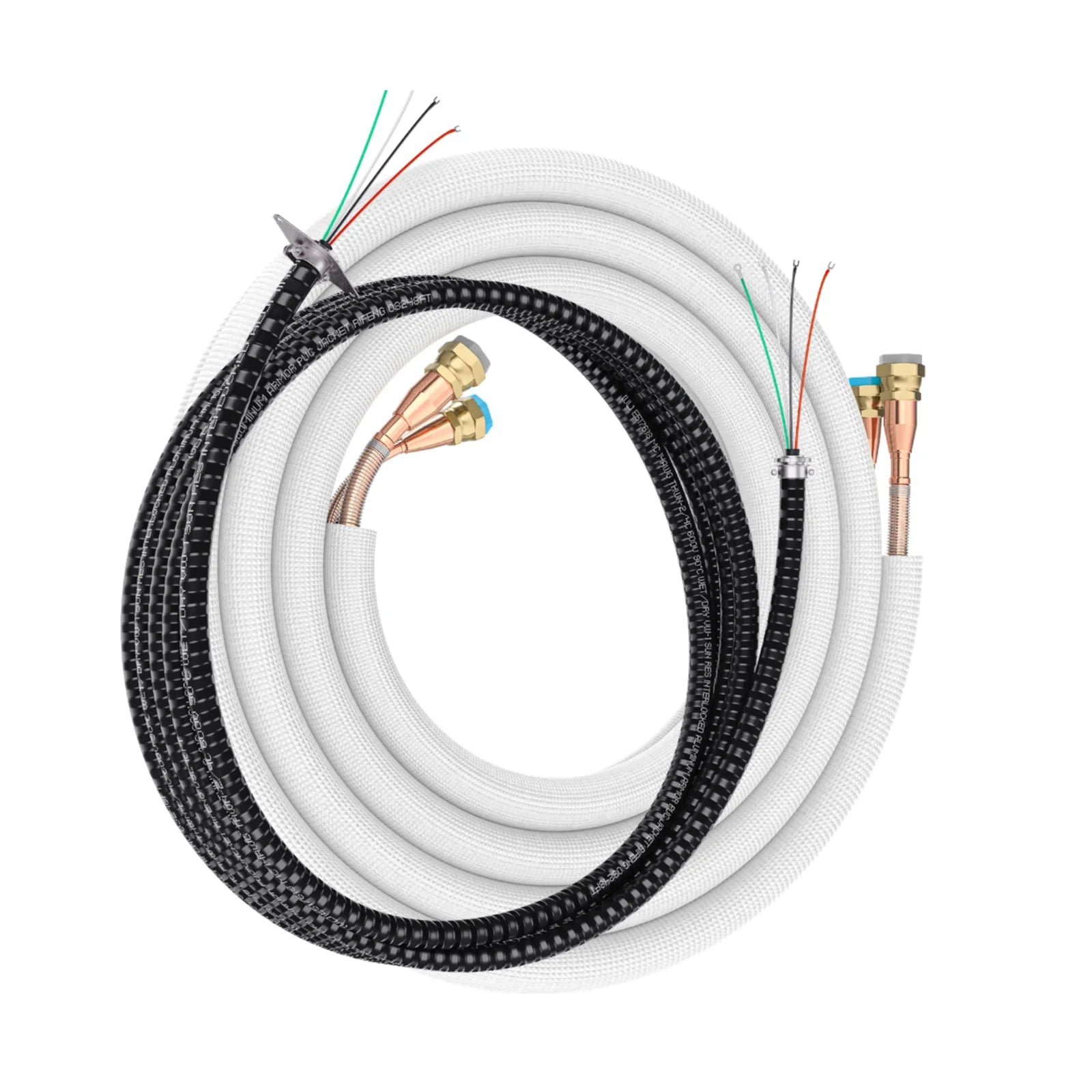MRCOOL DIY 5th Gen 50 Ft. Pre-Charged Quick Connect Line Set with DIY Pro Cable, 1/4" x 3/8", for DIY 6K, 9K, & 12K Mini Split Indoor Air Handler