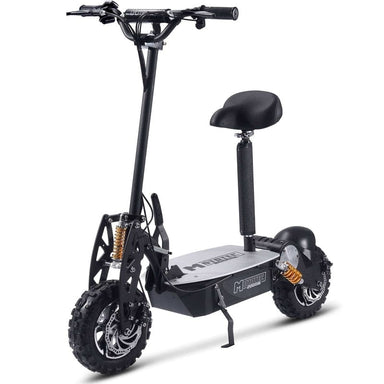 MotoTec 2000w 48v Electric Scooter Black Electric Scooters MotoTec