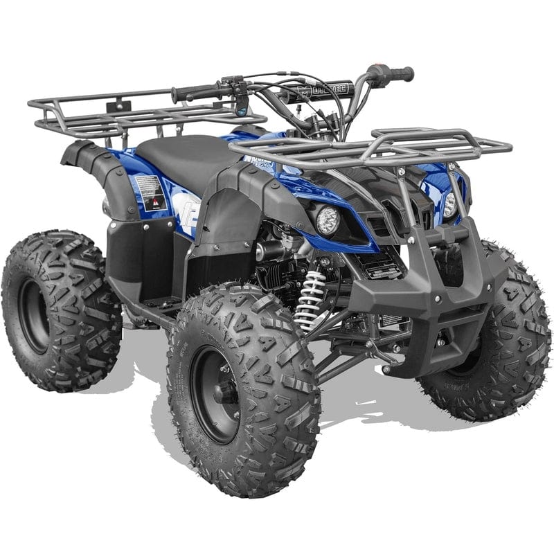MotoTec Bull 125cc 4-Stroke Kids Gas ATV Gas ATVs MotoTec Blue No ($0.00) No Assembly - Ships in factory box