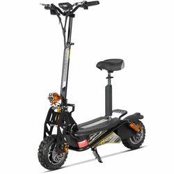 MotoTec Ares 48v 1600w Electric Scooter Black Electric Scooters MotoTec