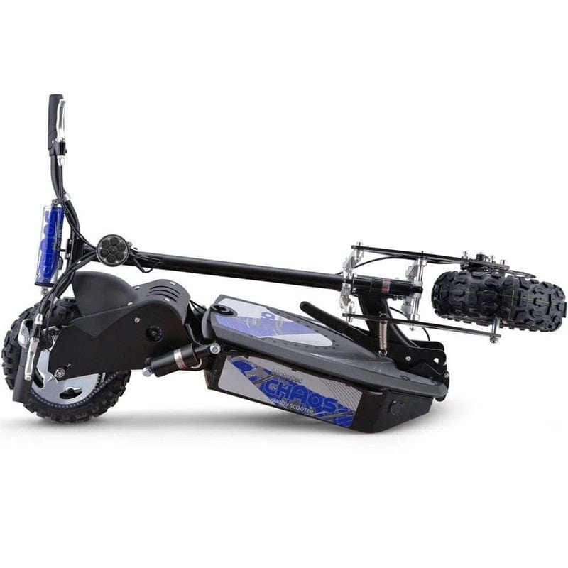 MotoTec Chaos 2000w 60v Lithium Electric Scooter Black Electric Scooters MotoTec