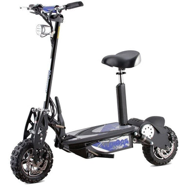 MotoTec Chaos 2000w 60v Lithium Electric Scooter Black Electric Scooters MotoTec