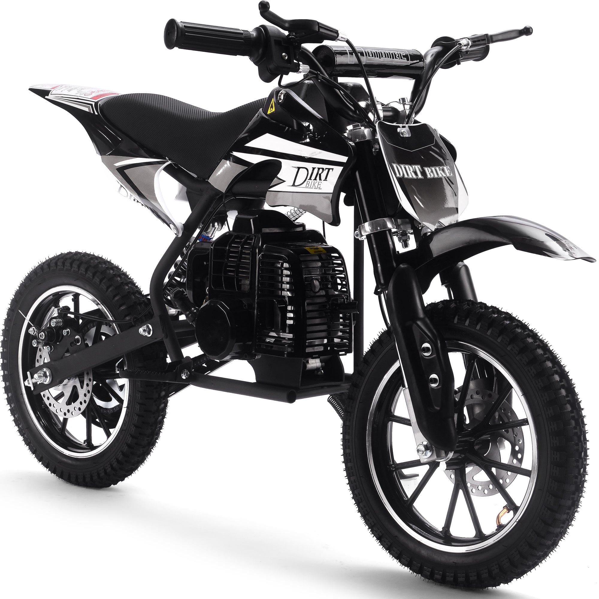 MotoTec Big Alien 50cc 2-Stroke Kids Gas Dirt Bike Gas Dirt Bikes MotoTec Black