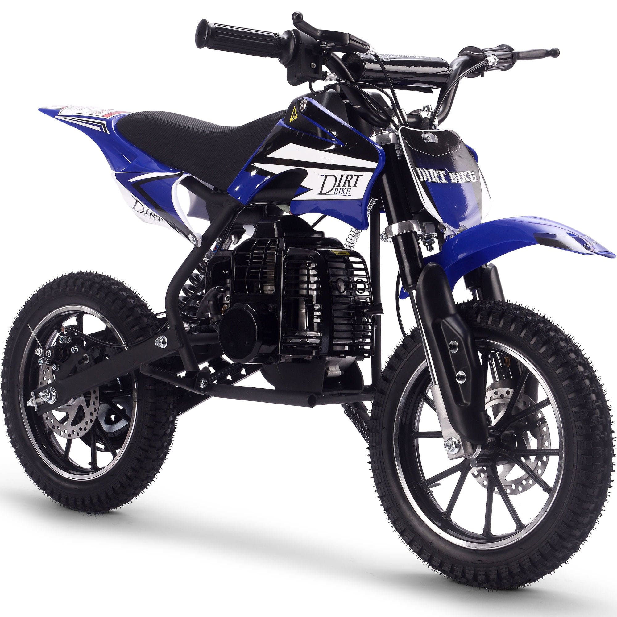 MotoTec Big Alien 50cc 2-Stroke Kids Gas Dirt Bike Gas Dirt Bikes MotoTec Blue