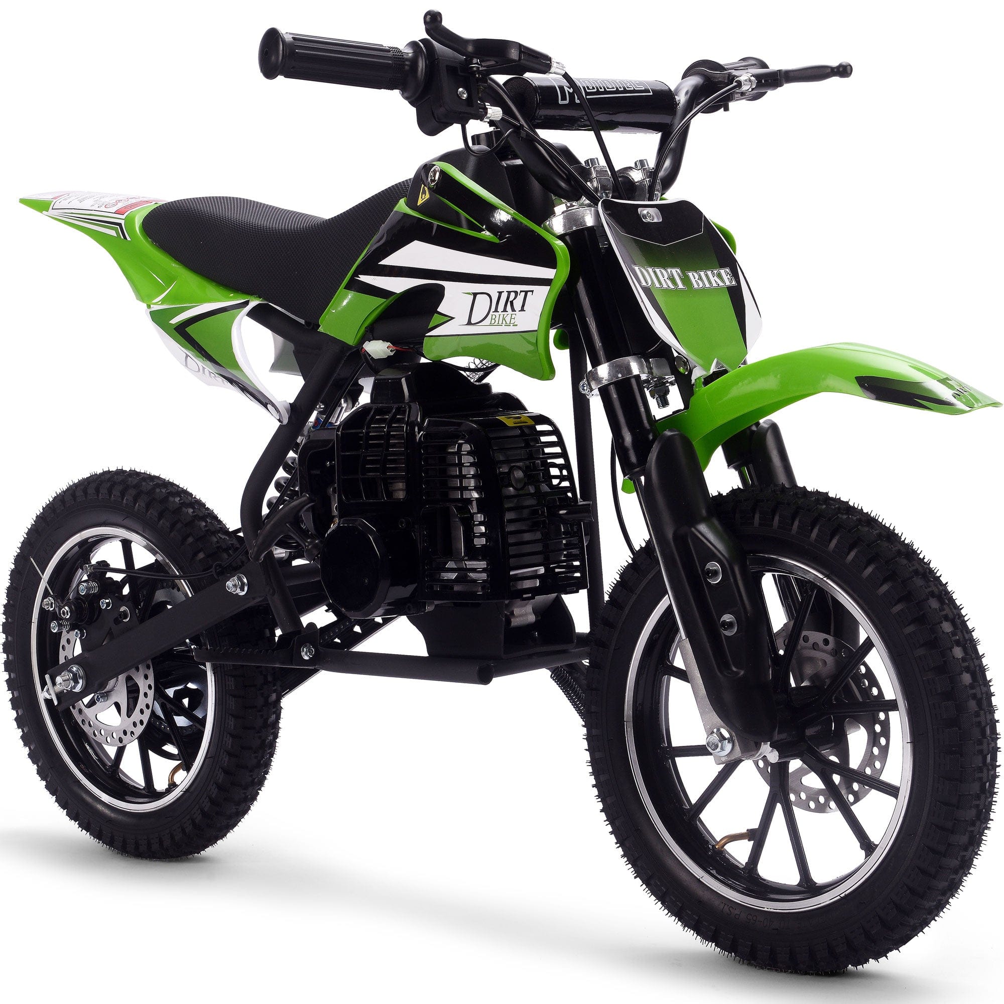 MotoTec Big Alien 50cc 2-Stroke Kids Gas Dirt Bike Gas Dirt Bikes MotoTec Green