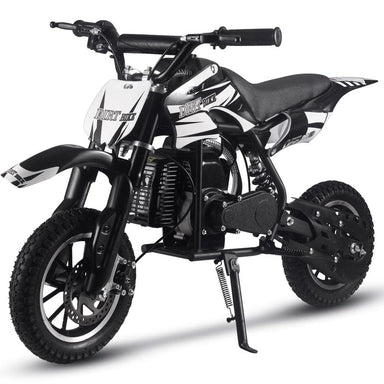 MotoTec Alien 50cc 2-Stroke Kids Gas Dirt Bike Gas Dirt Bikes MotoTec Black