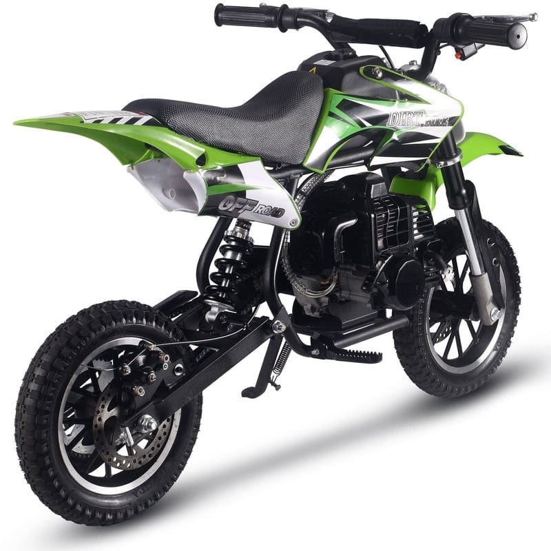 MotoTec Alien 50cc 2-Stroke Kids Gas Dirt Bike Gas Dirt Bikes MotoTec