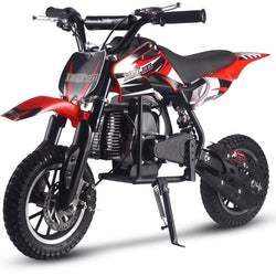 MotoTec Alien 50cc 2-Stroke Kids Gas Dirt Bike Gas Dirt Bikes MotoTec Red