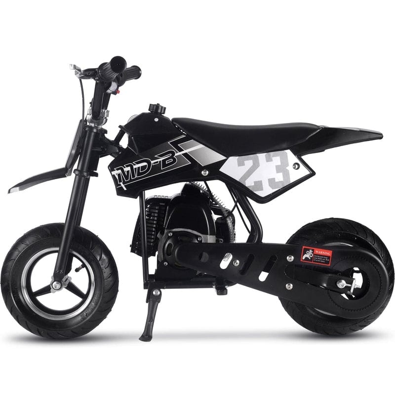 MotoTec Supermoto 50cc 2-Stroke Kids Dirt Bike Gas Dirt Bikes MotoTec