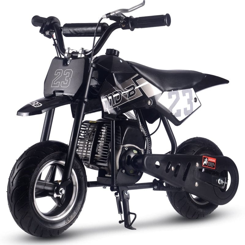 MotoTec Supermoto 50cc 2-Stroke Kids Dirt Bike Gas Dirt Bikes MotoTec