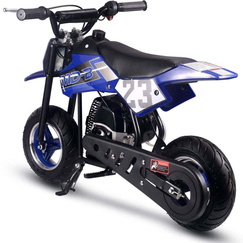 MotoTec Supermoto 50cc 2-Stroke Kids Dirt Bike Gas Dirt Bikes MotoTec