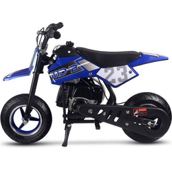 MotoTec Supermoto 50cc 2-Stroke Kids Dirt Bike Gas Dirt Bikes MotoTec