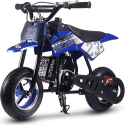MotoTec Supermoto 50cc 2-Stroke Kids Dirt Bike Gas Dirt Bikes MotoTec