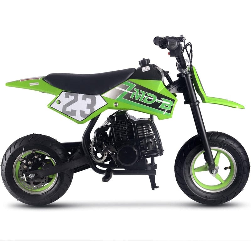 MotoTec Supermoto 50cc 2-Stroke Kids Dirt Bike Gas Dirt Bikes MotoTec