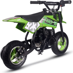 MotoTec Supermoto 50cc 2-Stroke Kids Dirt Bike Gas Dirt Bikes MotoTec