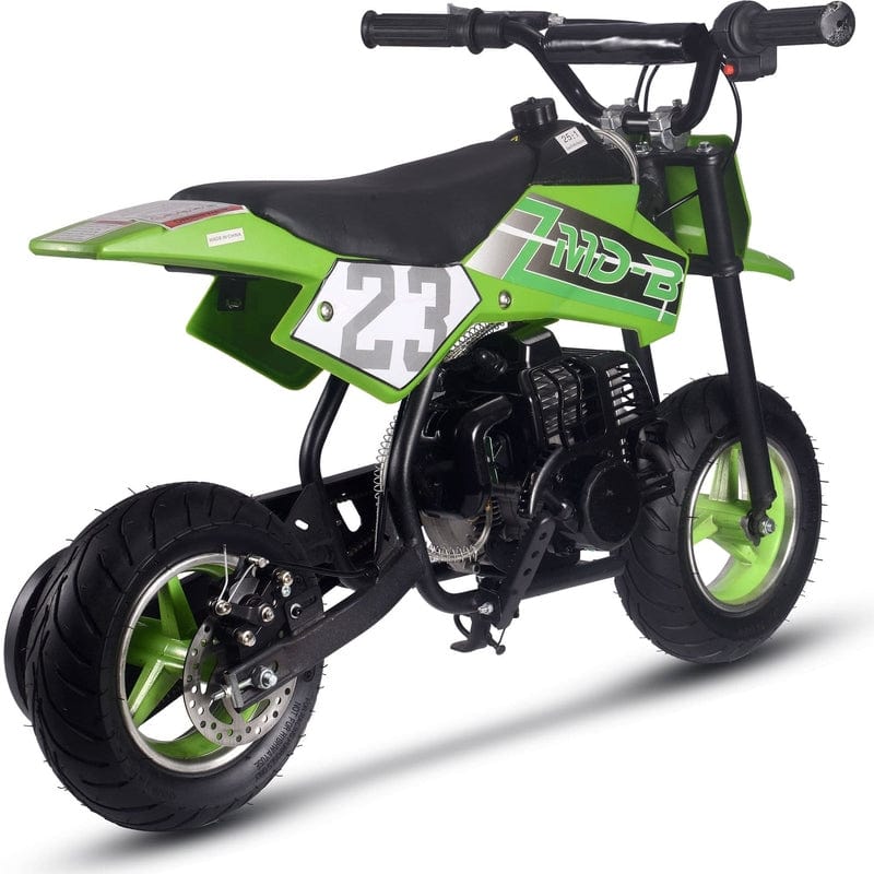 MotoTec Supermoto 50cc 2-Stroke Kids Dirt Bike Gas Dirt Bikes MotoTec