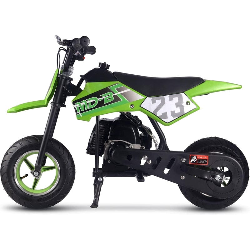 MotoTec Supermoto 50cc 2-Stroke Kids Dirt Bike Gas Dirt Bikes MotoTec