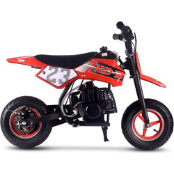 MotoTec Supermoto 50cc 2-Stroke Kids Dirt Bike Gas Dirt Bikes MotoTec